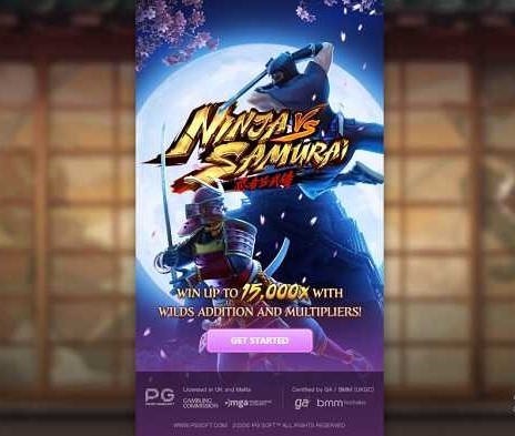 pgslot Ninja vs Samurai slot สมัครวันนี้รับโบนัสฟรี 50% !!!