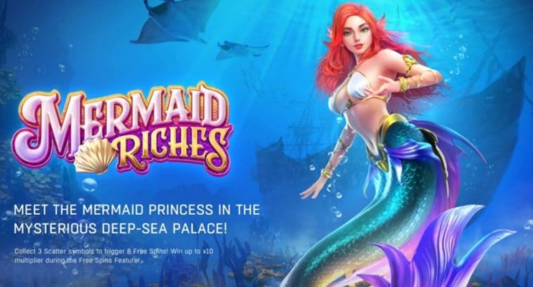 PG SLOT สล็อตออนไลน์ฟรีเครดิต 100% Mermaid Riches